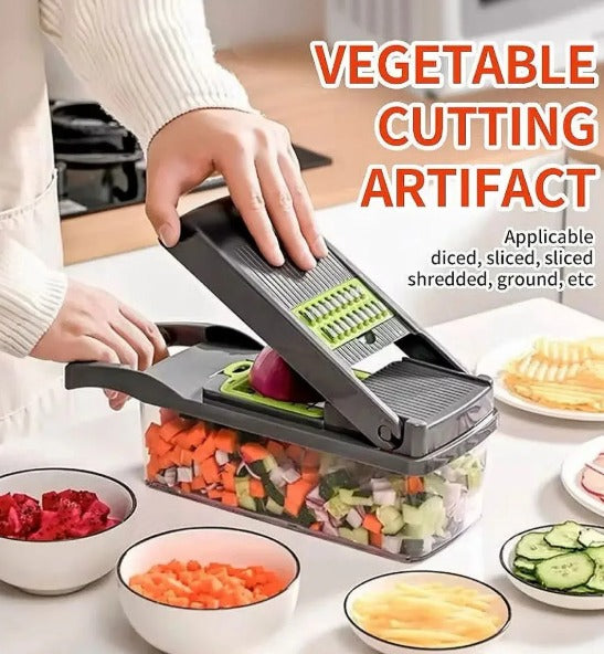 4 in 1 Handheld Electric Vegetable Cutter, USB Rechargeable Vegetable Cutter Slicer