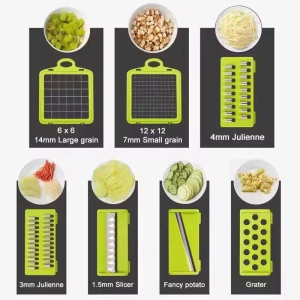 16 IN1 Vegetable Cutter & Food Chopper