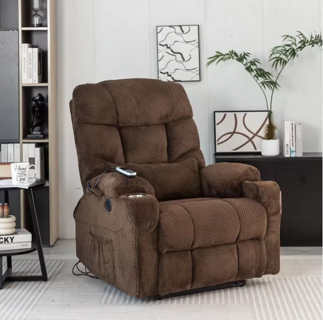 Modern Electric Recliner Furniture for Elderly Adjustable Reclining Relaxation Enjoying Entertainmen