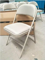 HS Modern Leisure Style Metal Folding Chairs for Living Room Dining Outdoor Bar Bedroom Hotel Park Durable Material