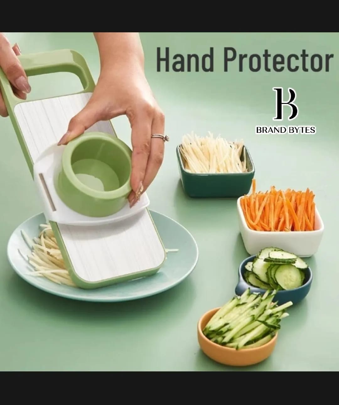 HS 5-in-1 Multi-Functional Vegetable Slicer & Grater – Adjustable Mandoline Cutter
