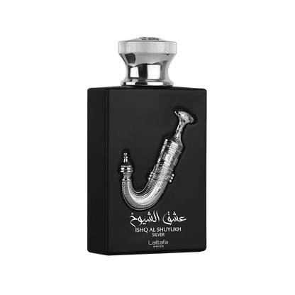 Ishq Al Shuyukh Silver by Lattafa Pride – 100ml