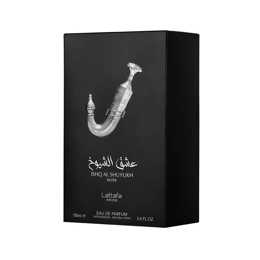 Ishq Al Shuyukh Silver by Lattafa Pride – 100ml