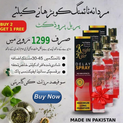 BUY 2 KNIGHT RIDER DELAY SPRAY & GET 1 FREE
