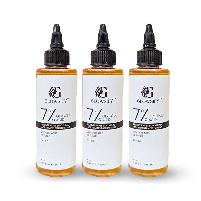 7% Glycolic Acid Toner - Exfoliating Face Toner for Blackheads & Glowing Skin (150ml)