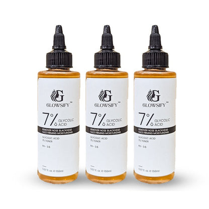 7% Glycolic Acid Toner - Exfoliating Face Toner for Blackheads & Glowing Skin (150ml)