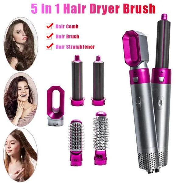 5 in 1 Hot Hair Dryer Hair Hold Spray